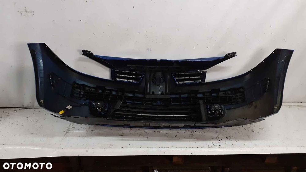 + ZDERZAK PRZÓD PRZEDNI DO RENAULT MEGANE II 2 TEI45 NIEBIESKI HALOGENY - 5