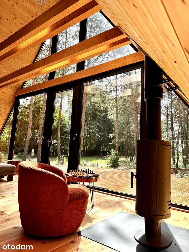 2 domki nad jeziorem we własnym lesie. Inwestycja lub dom. Mazury - Pełny obrazek: 4/20