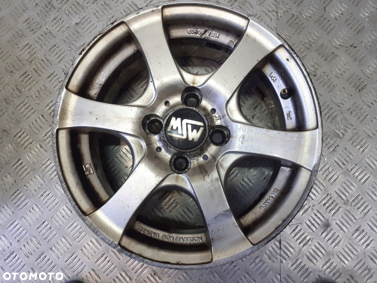 FELGI 14” ALUMINIOWE KOMPLET HONDA JAZZ II - 5