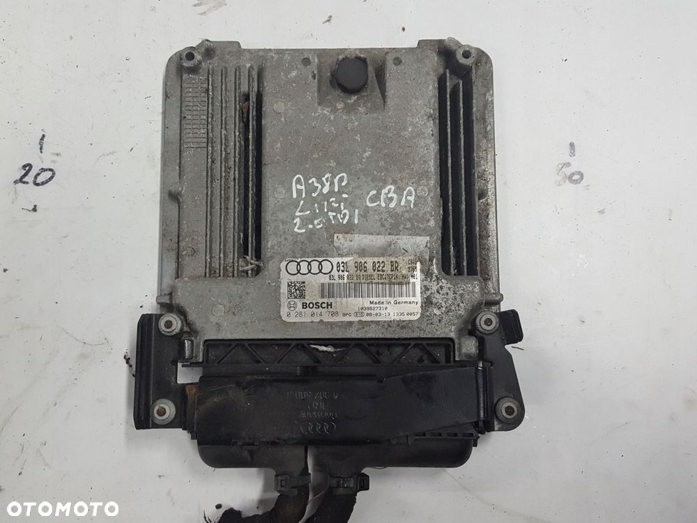 AUDI A3 8P LIFT 08-12r 2.0 TDI CBA KOMPUTER SILNIKA 03L906022BR - 1