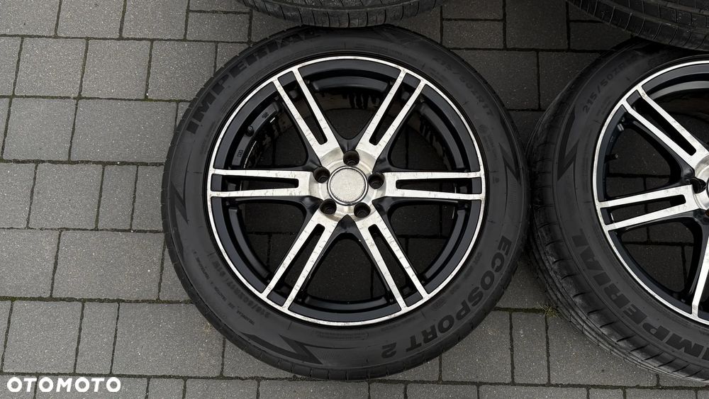 Koła 215/50 r17 5x100 alufelgi et32 audi seat skoda vw - 4