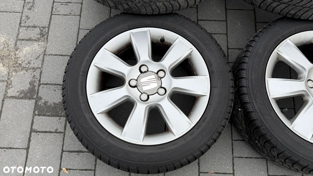 Koła aluminiowe r16 5x112 205/55 6,5J ET50 Alufelgi Seat Skoda Vw Audi - 5