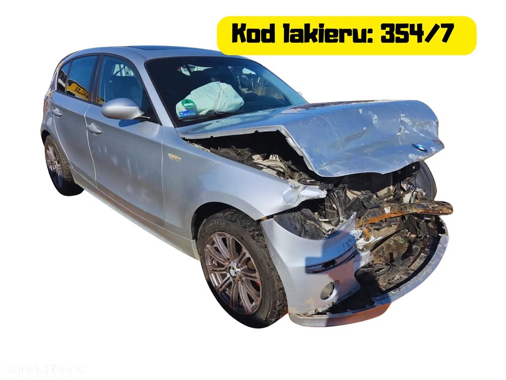 BMW Seria 1 E87 2006 Silnik 2.0 120d (M47N2 204D4) 163 KM (120 kW) 354/7 Na części silnik, klapa, drzwi, zderzak, lampa - 3