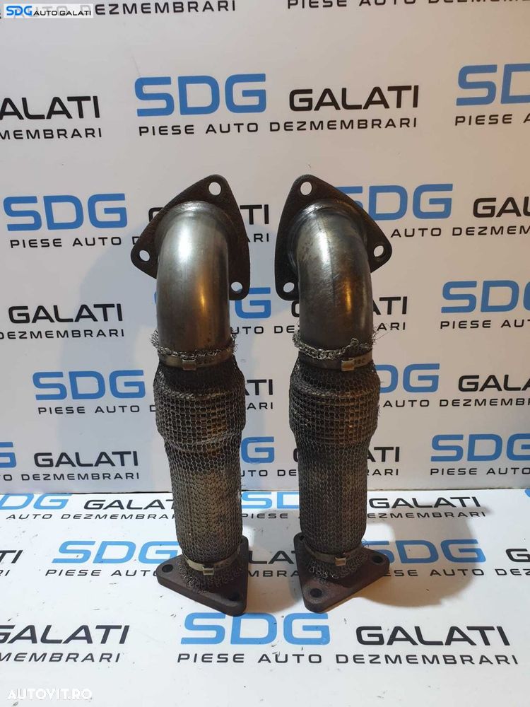 Set Compensator Racord Flexibil Galerie Teava Conducta Evacuare Volkswagen Passat B5.5 2.5 AKN BDH BAU BDG 2001 - 2005 Cod 059131790B 059131790D - 1