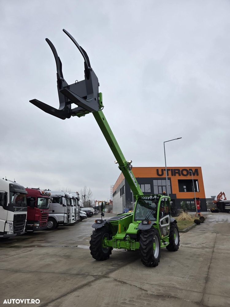 Merlo TF35.7-140, TELESCOPIC ridica 3,5t la 7m, 140CP Deutz, Aer conditionat, furci, cupa 3mc, graifer busteni, garantie 1 an, posibilitate leasing-PROMOTIE 85900 EUR+Tva - 8