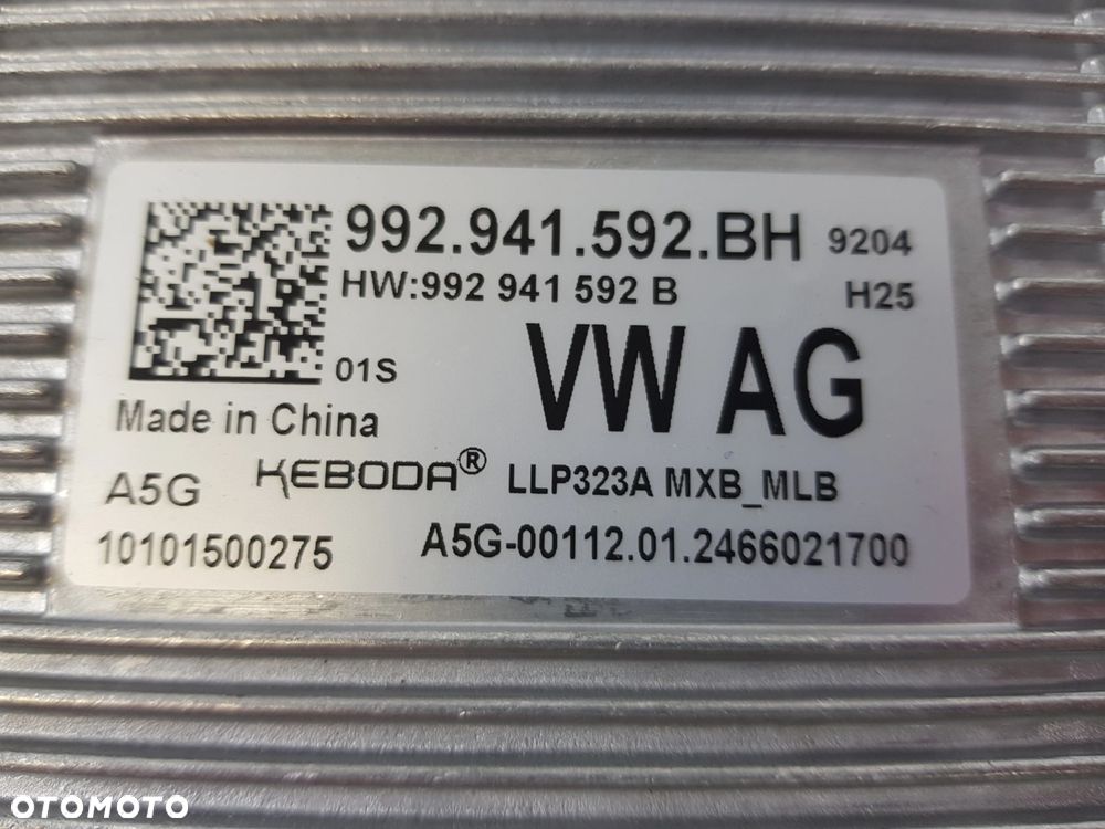 NOWA Przetwornica moduł lampy led matrix PORSCHE VW AUDI BENTLEY 992941592BH - 4