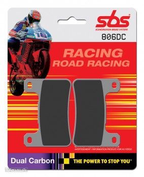 806dc pastilhas travao sbs dual carbon frente - 1