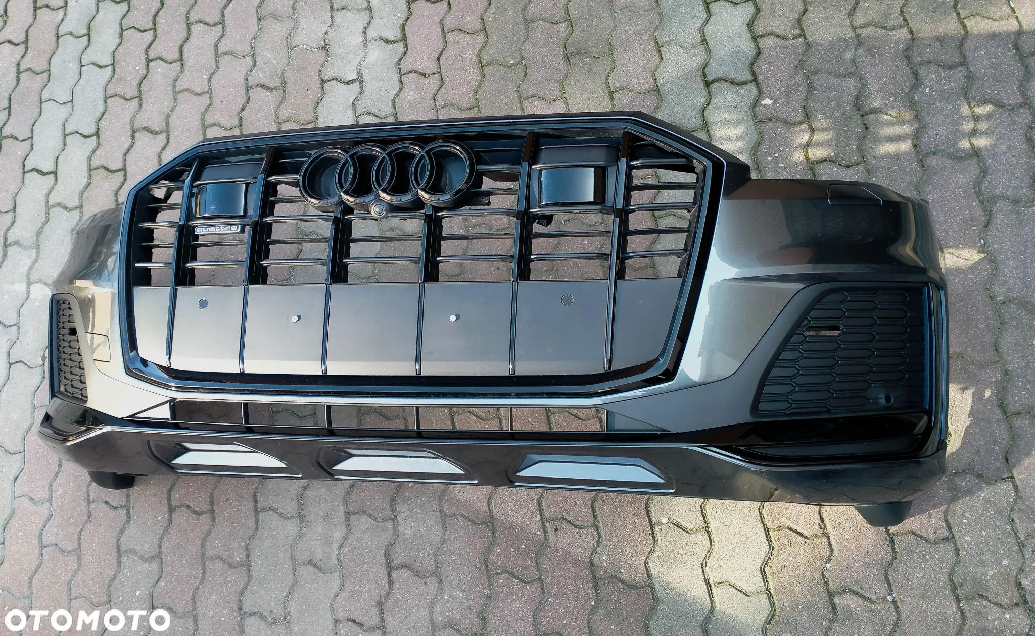 AUDI Q7 4M LIFT S-line / LZ7S / MASKA / ZDERZAK / LAMPA LAMPA / BŁOTNIK / PAS PRZEDNI PRZÓD KOMPLETNY / ORYGINAŁ - 23