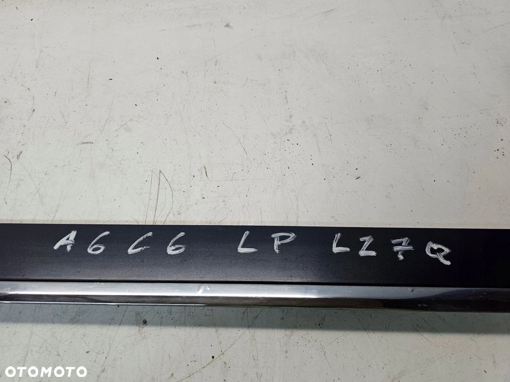 LISTWA DOLNA DRZWI LEWY PRZÓD AUDI A6 C6 LIFT LZ7Q - 3