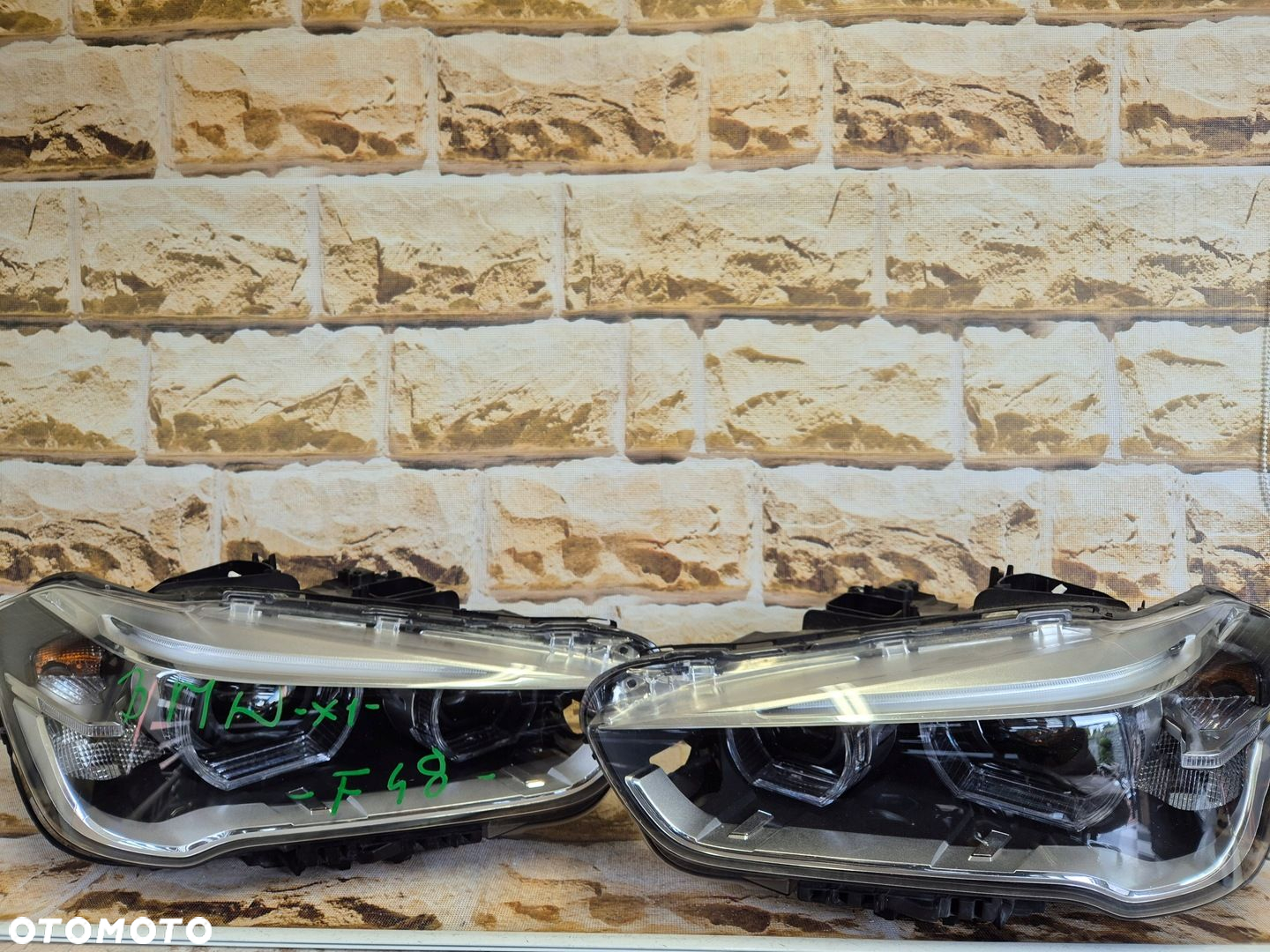 bmw x1 f48 full led lewa /prawa lampa europejska na wentylator - 13