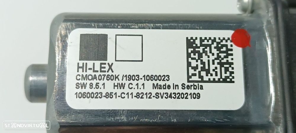 MOTOR ELEVADOR FRENTE DIREITO BMW SERIE 1 LIM. (F40) 116D - 3