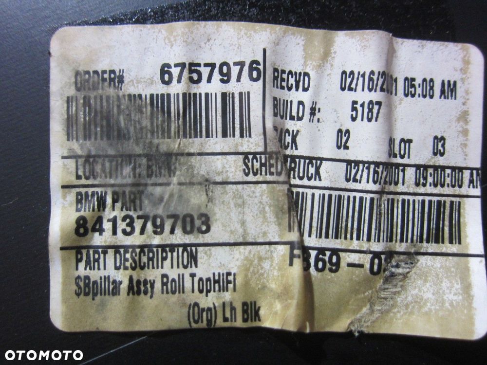 BMW Z3 E36 CABRIO KAPOTAŻE ROLLBAR PAŁĄKI ANTYKAPOTAŻOWE ZESTAW 8401335 - 12