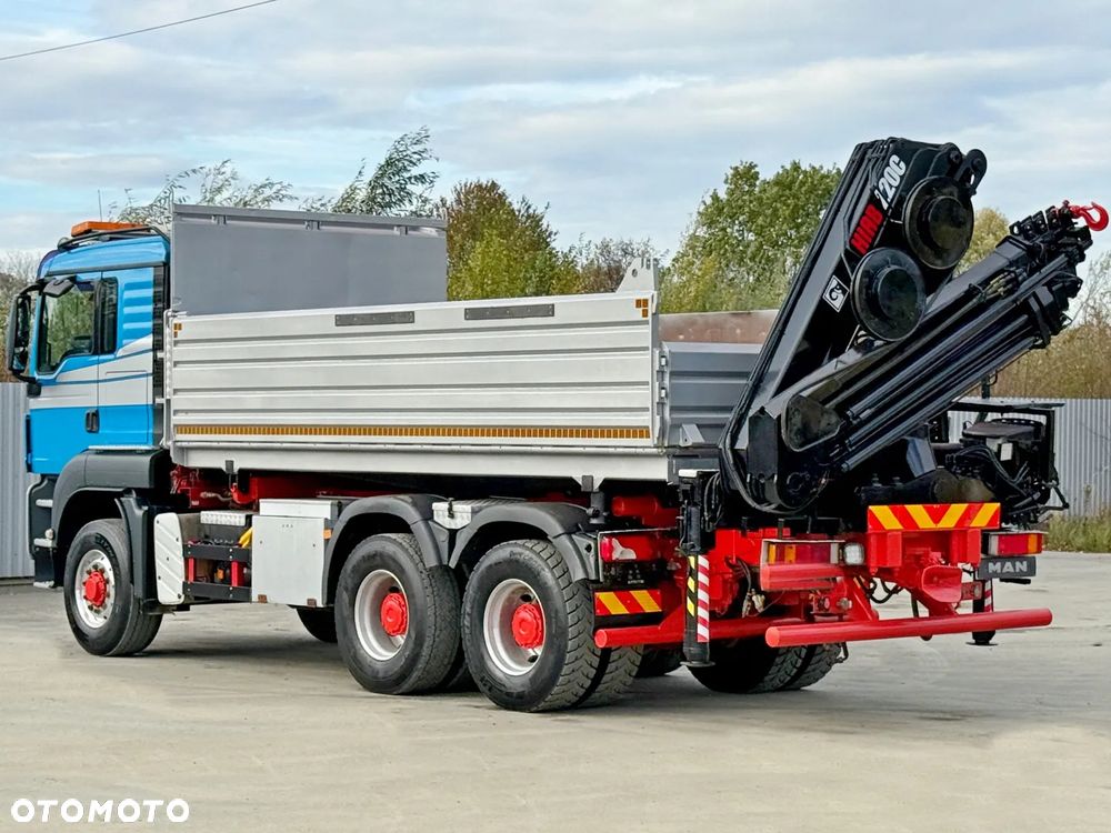 MAN TGS 26.480 * KIPPER * HIAB 220 - C5 + PILOT / 6x6 * STAN BDB - 6