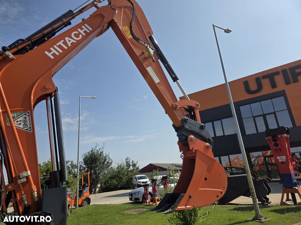 Hitachi ZX48U-6, 2023, 2.658t, 5 TONE, CUPLA RAPIDA+3 CUPE NOI, inst picon pe brate, lama nivelare, ad sapare 4m, ridica 3t, latime 2m, antifurt, aer cond, produs in JAPONIA, posibilitate leasing 4 ani, PROMOTIE 39.500 EUR+tva - 21