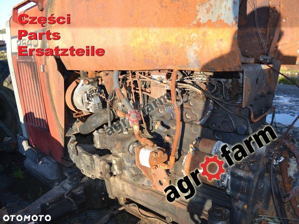 Massey Ferguson 2640 części skrzynia biegów, oś - 2