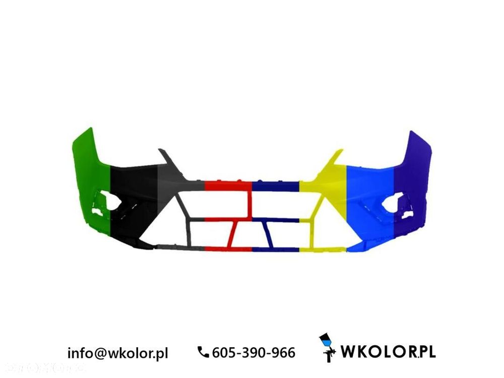 NOWY ZDERZAK SEAT ARONA 2017- LAKIEROWANY W KOLOR - 1