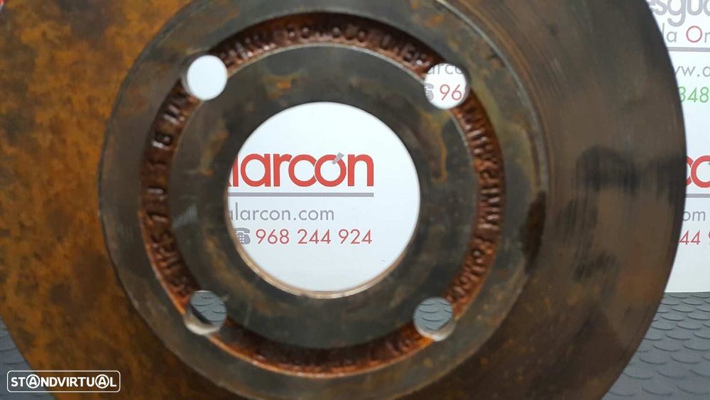 DISCO DE TRAVÃO FRENTE FORD FIESTA (CE1) TITANIUM - 2