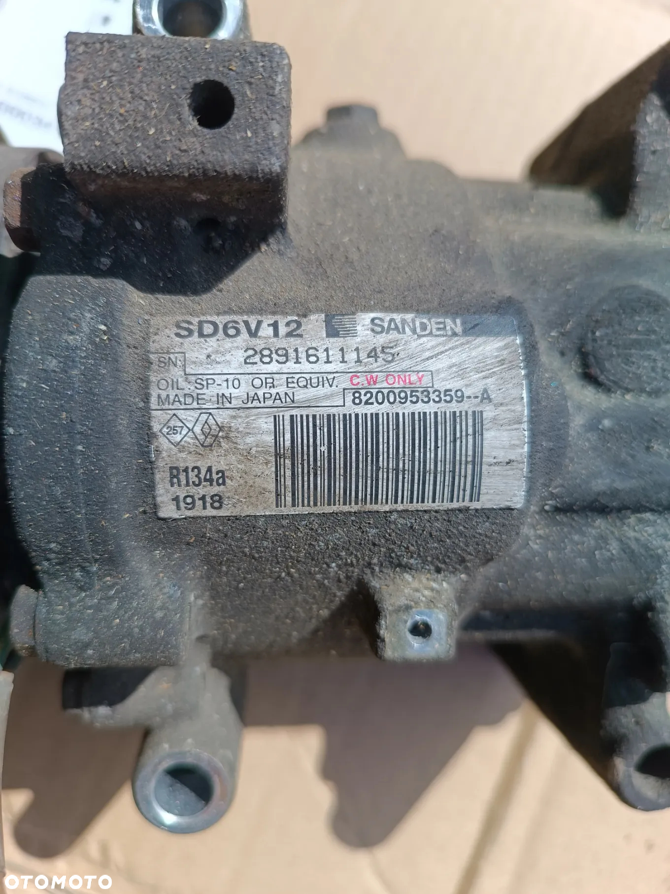SPRĘŻARKA KOMPRESOR KLIMATYZACJI RENAULT 8200953359A - 2