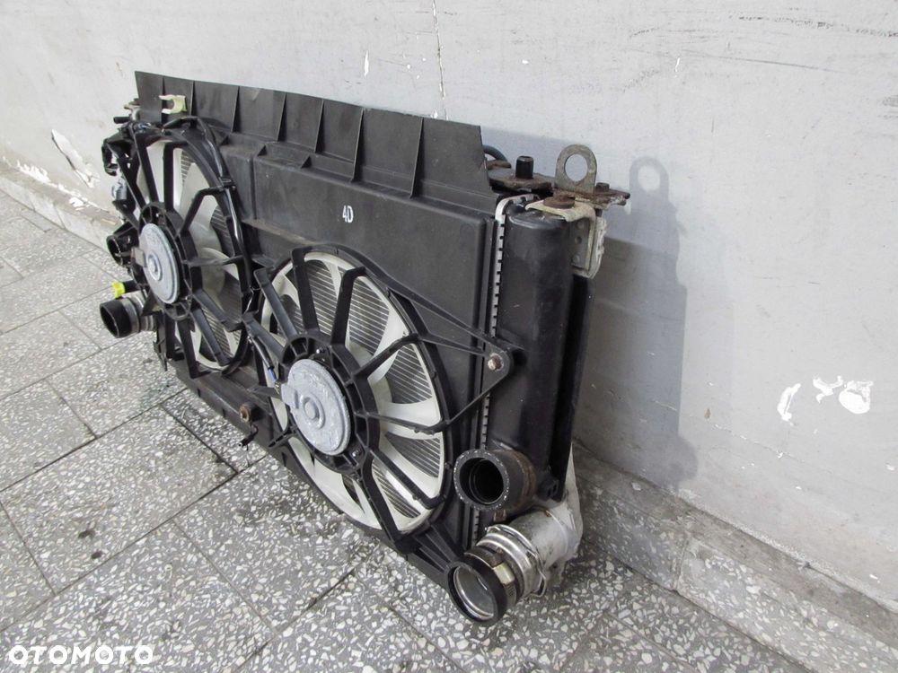 TOYOTA AURIS I D4D 06-12 KOMPLET CHLODNIC KLIMA INTERCOOLER WENTYLATOR 16040-0R050 - 7
