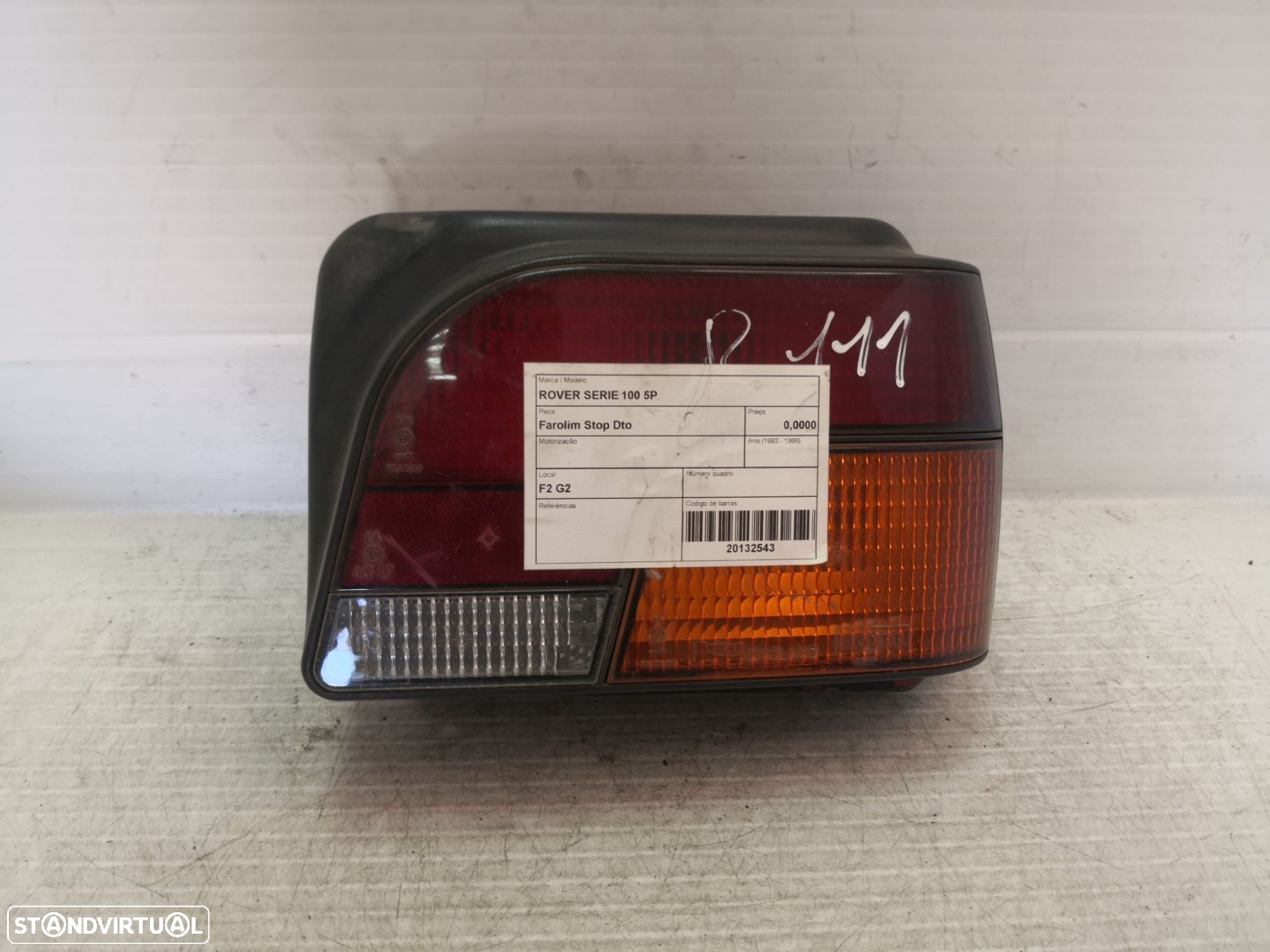 Farolim Stop Dto Rover 100 / Metro Hatchback (Xp) - 1