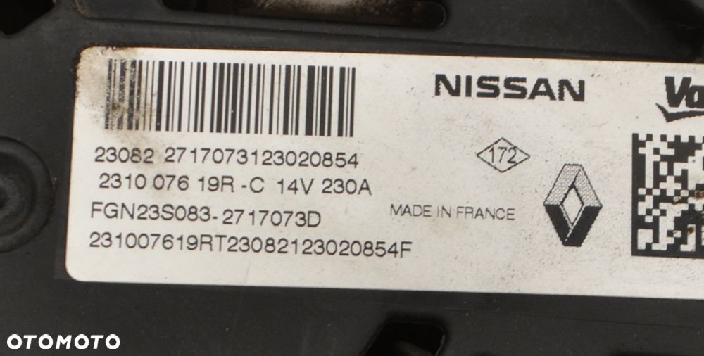 RENAULT MASTER 3 4 III IV 2.3dci 3 III OPEL MOVANO Alternator 231007619R Nissan Valeo - 6