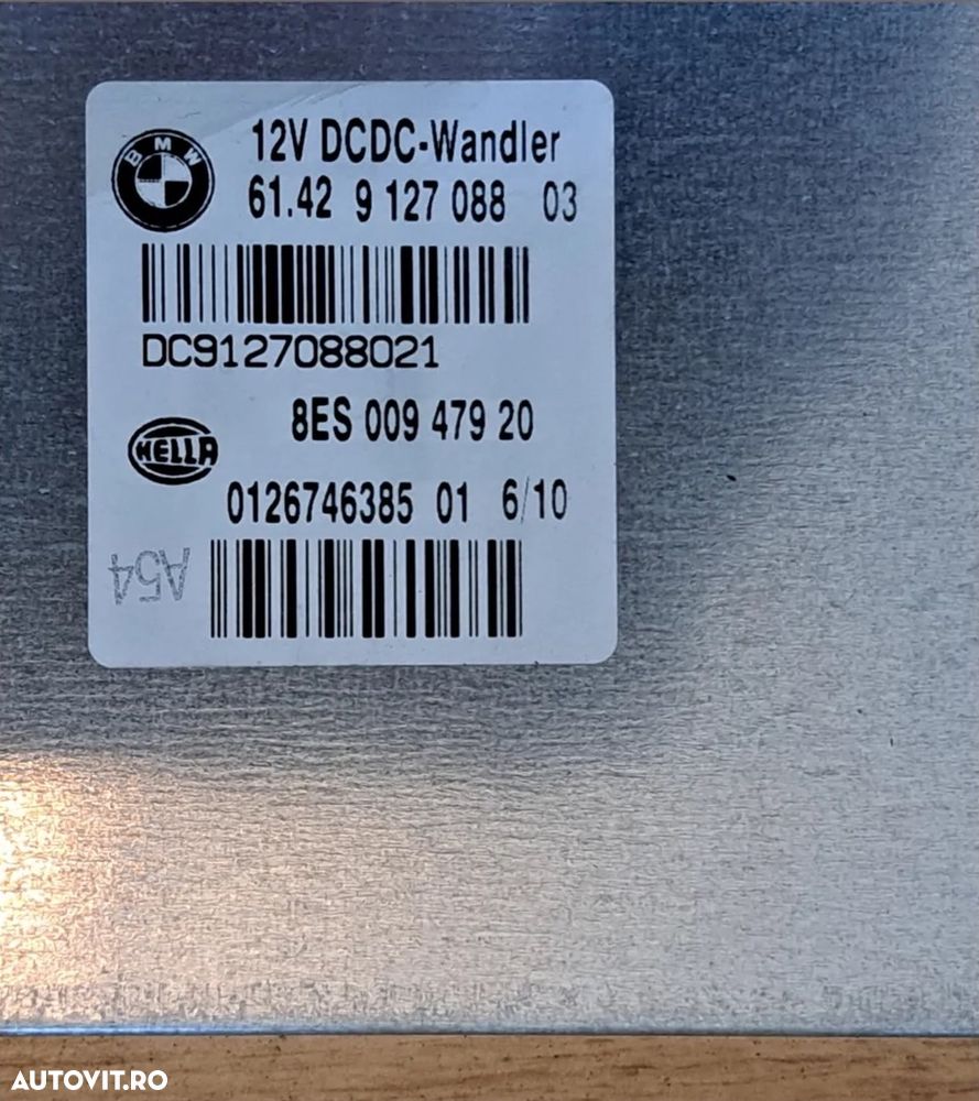 Modul convertizor cuplu DC/DC tensiune Original BMW E81 E87 LCI E82 E88 E90+LCI E9+LCI E92+LCI E93+LCI E84 - 2