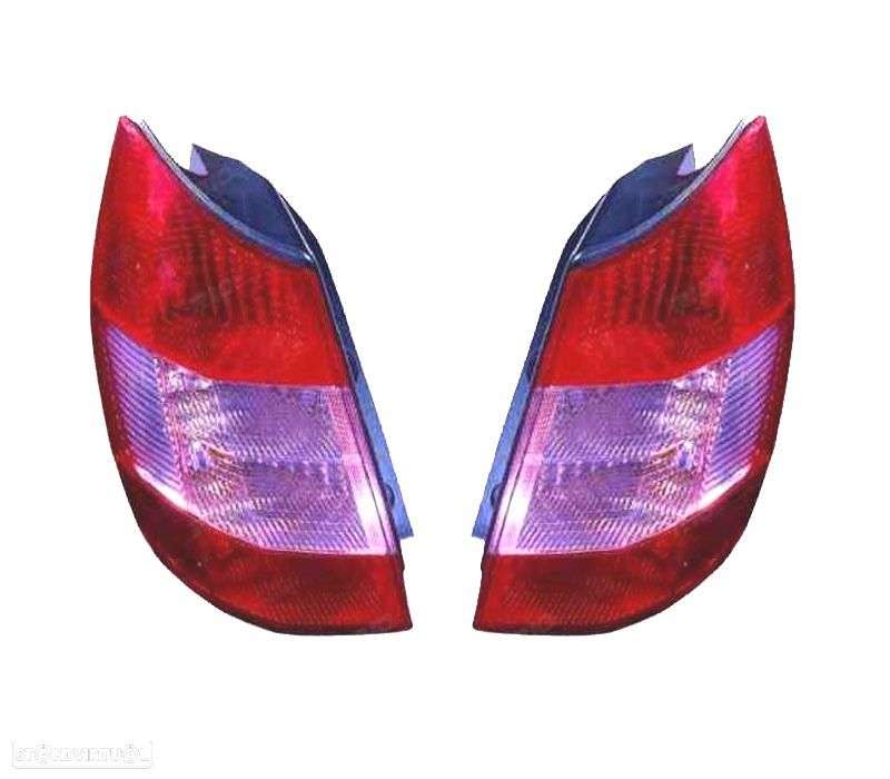 FAROLINS PARA RENAULT SCENIC III 03-06 VERMELHO - 1