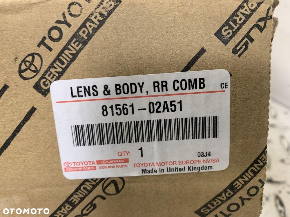 NOWA ORYGINALNA LAMPA TYLNA LEWA TOYOTA AURIS II LIFT KOMBI 15-18 81561-02A51 - 13