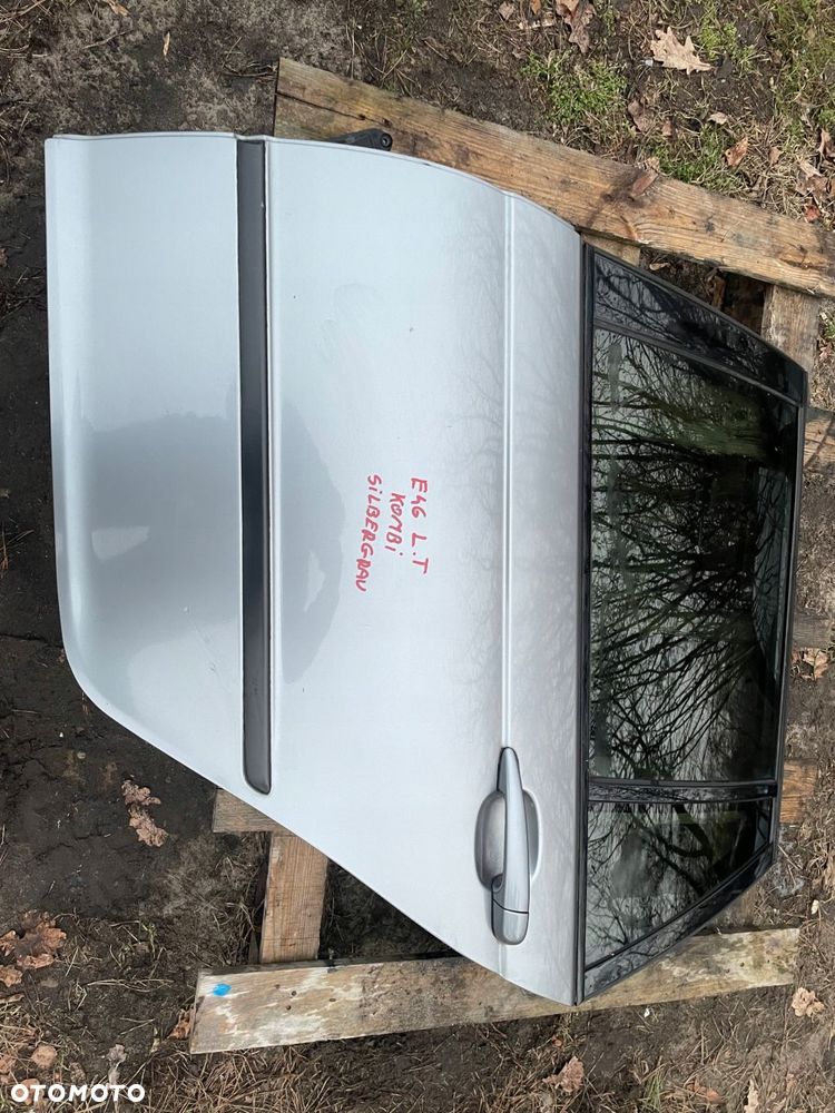 drzwi lewe tył bmw e46 kombi silbergrau a08/7 - 1