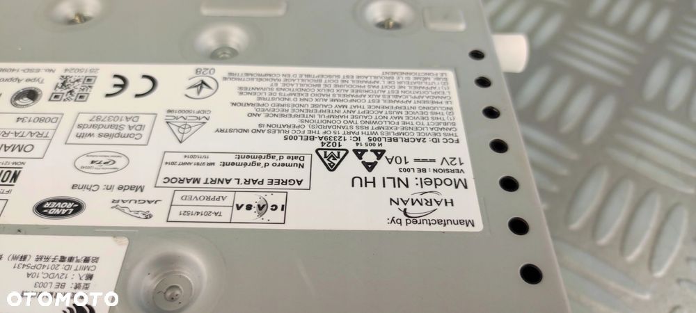 HX63-18K812-BG radio fabryczne nawigacja HARMAN LAND ROVER DISCOVERY L550 - 6