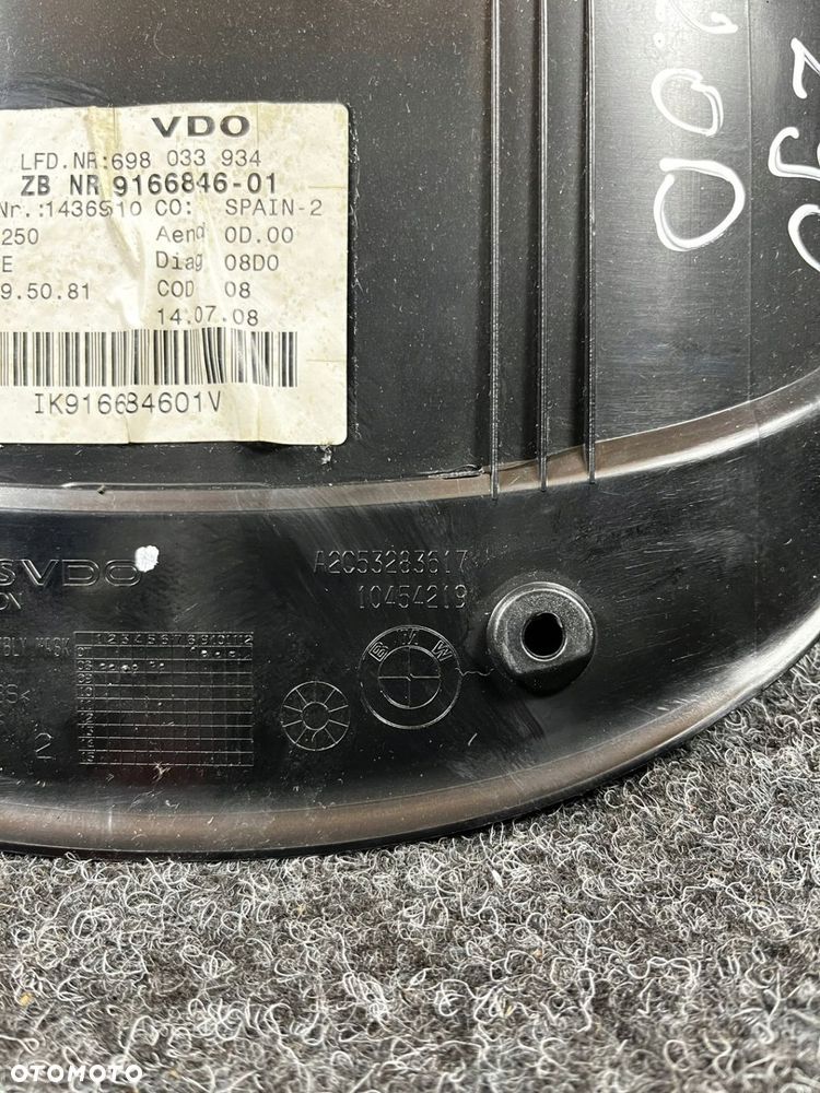bmw seria 3 e90 licznik zegary prędkościomierz 9166846 - 8