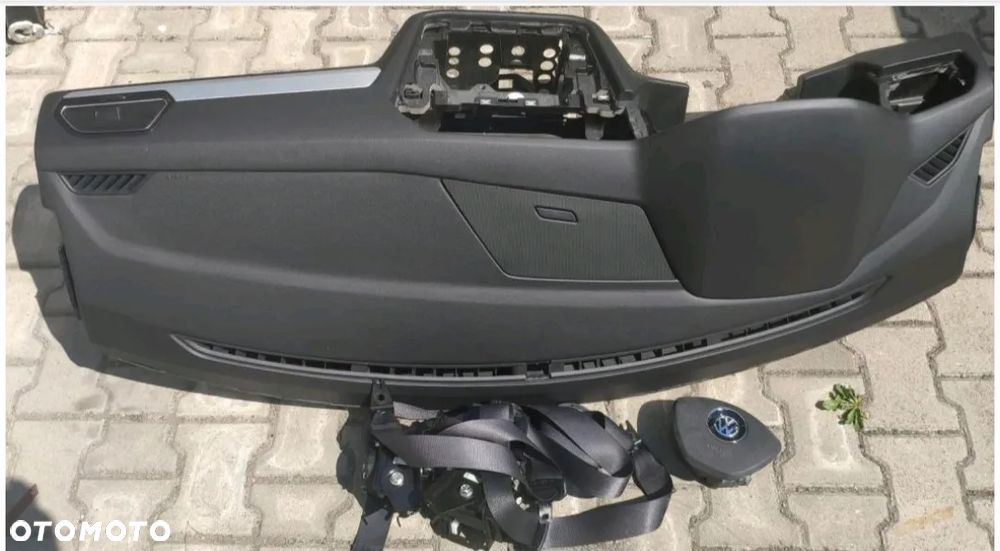 VW Tiguan 2 II Deska Konsola Kokpit Airbag Pasy Zestaw - 1