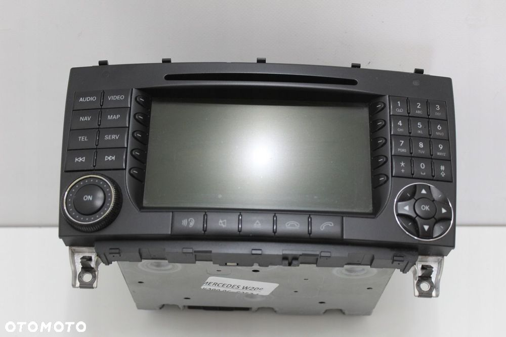 Comand radio nawigacja OE Mercedes CLK W209 Lift A2098208289 A2098207289 - 8