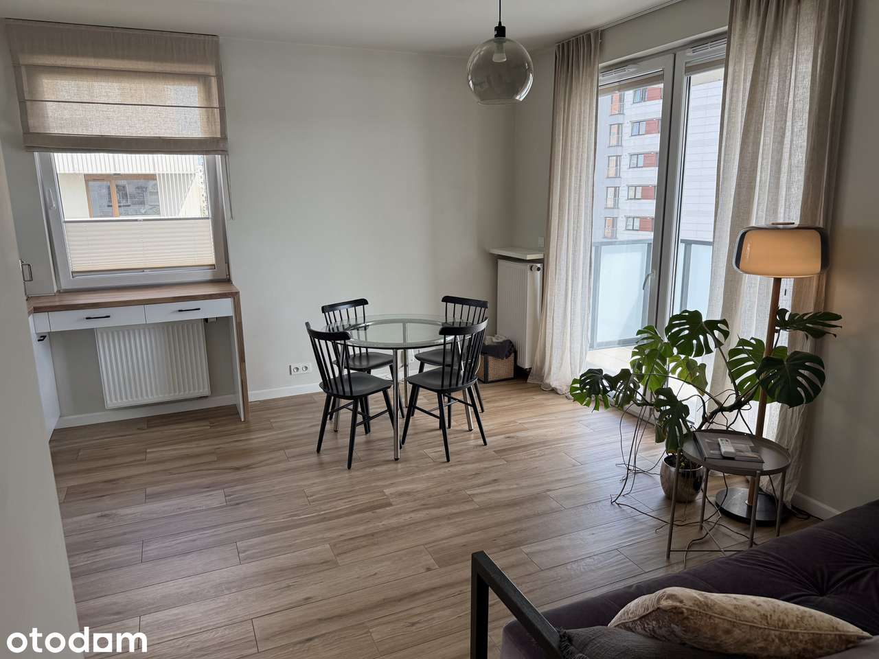 Mieszkanie 37,5 m² z dużym balkonem i klimatyzacją - Gocław
