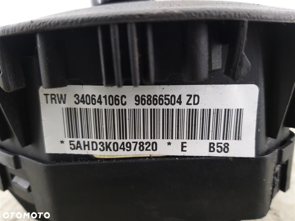 Airbag kierowcy CITROEN C4 GRAND PICASSO I 06-2010 PRZED LIFT TRW 34064106C - 2