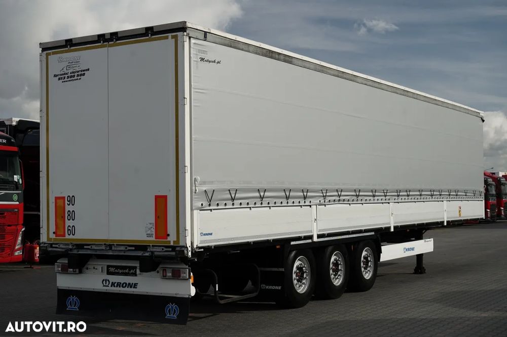 Krone CORTINĂ KRONE / LATERALĂ DE PLĂTIRE / AXĂ RIDICATĂ / SAF / STANDARD - 8