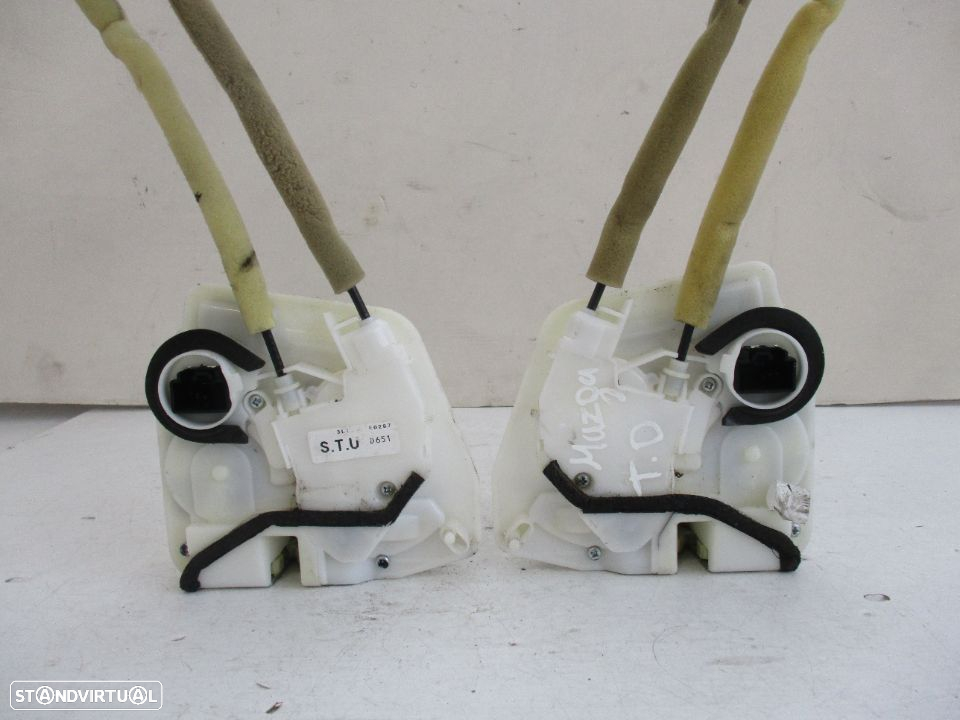 Fechadura Trinco de porta Mazda 2 Traseiro esquerdo direito - 4