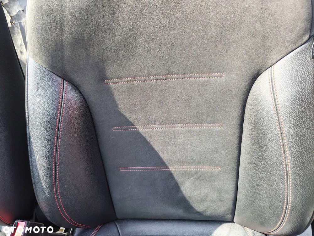 FOTEL KANAPA CZARNA SKÓRA KOMPLET BOCZKI MERCEDES A KLASA SEDAN W177 V177 - 14