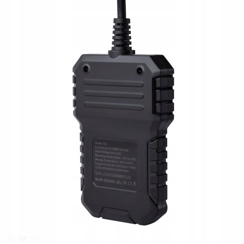 KRAFTDELE PROFESJONALNY SKANER MIERNIK TESTER DIAGNOSTYCZNY OBDII LCD 5670 - 8