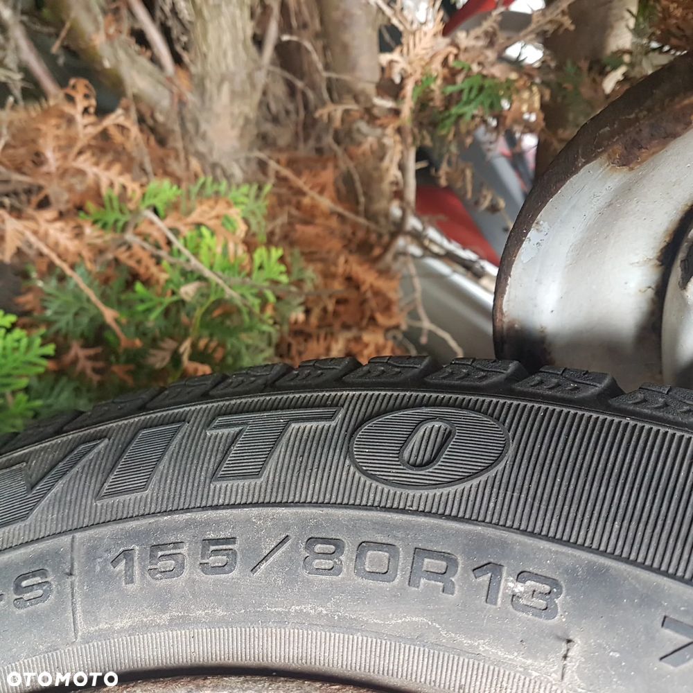 opona opony seicento cinQuecento uno panda punto I fiat 126p przyczepka niewiadów 13 jak nowe - 11