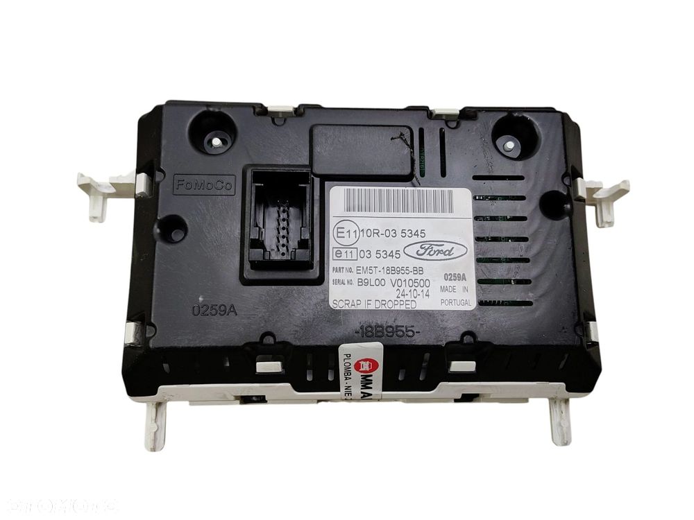 RADIO WYŚWIETLACZ PANEL KOMPLET FORD KUGA MK2 (2012-2016) 2.0 TDCI 180KM CV4T-19C107-AG EM5T-18B955-BB CV4T-18K811-BC - 3