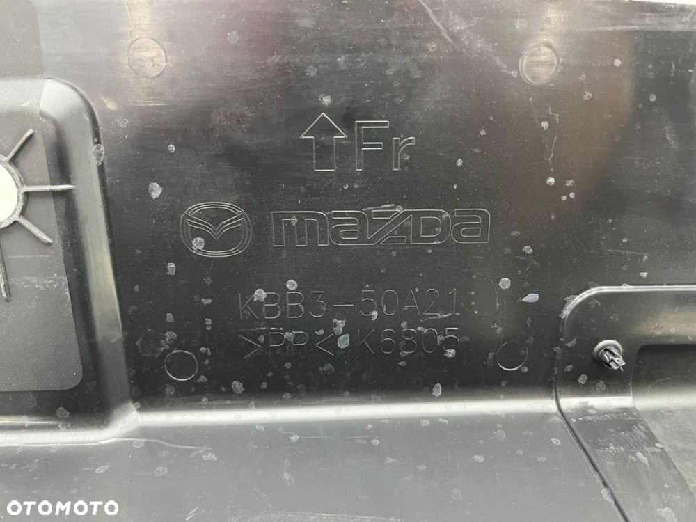 Osłona chłodnicy Mazda CX-60 22r.- DOLNA kierownica powietrza pasa przedniego ramka wlot atrapy - 9
