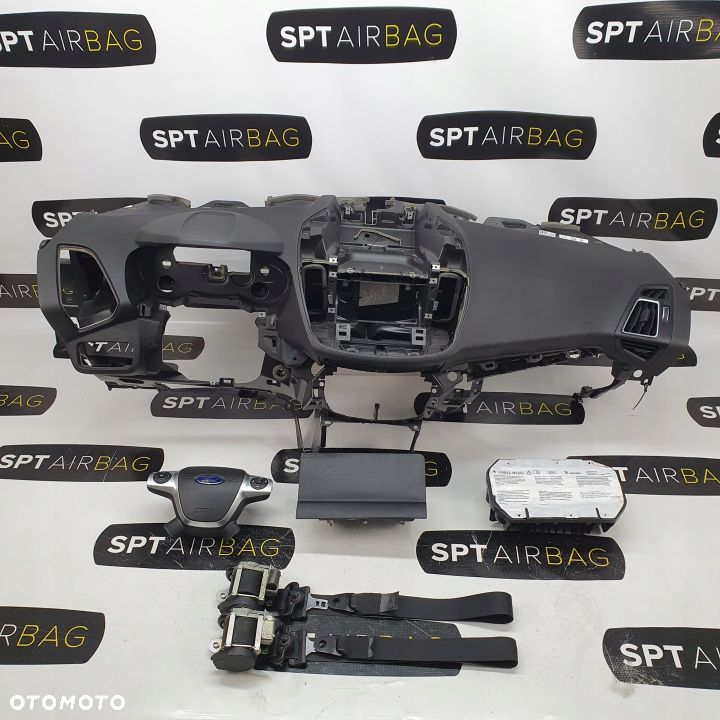 FORD KUGA MK2 DESKA ROZDZIELCZA KONSOLA KOKPIT PULPIT PODUSZKI AIRBAG AIR BAG PASY KIT SET - 1
