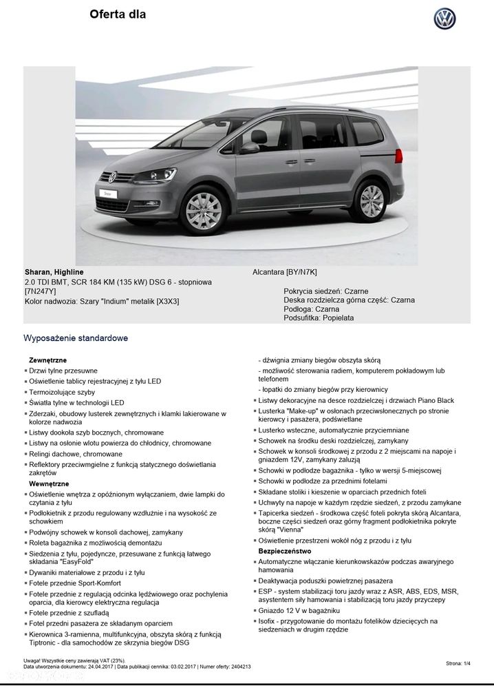 Volkswagen Sharan 2.0 TDI BMT Highline DSG - 17
