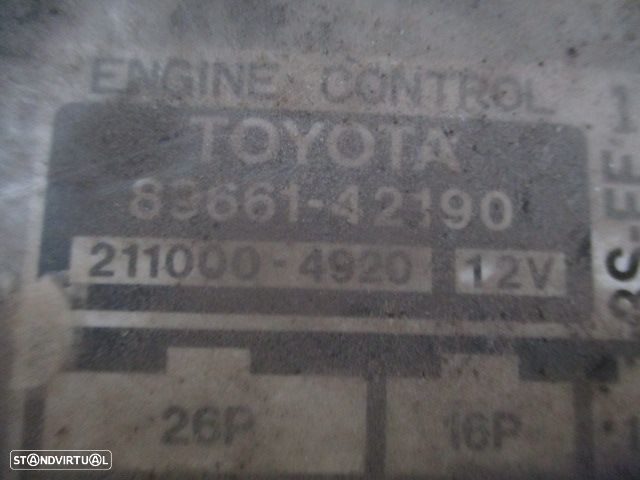 Centralina 8966142190 TOYOTA RAV4 4X4 1996 2.0I 130CV 3P VERDE ORIGINAL - 2