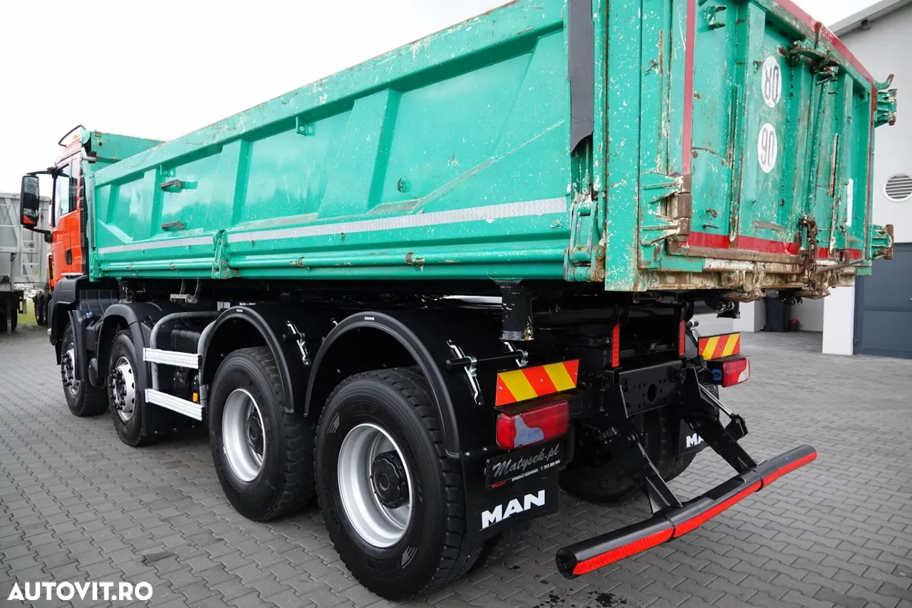 MAN TGS 35.400 / 8X4 / BASCULĂ 2 LATURĂ / HYDROBURT / BORDMATIC / EURO 5 - 17
