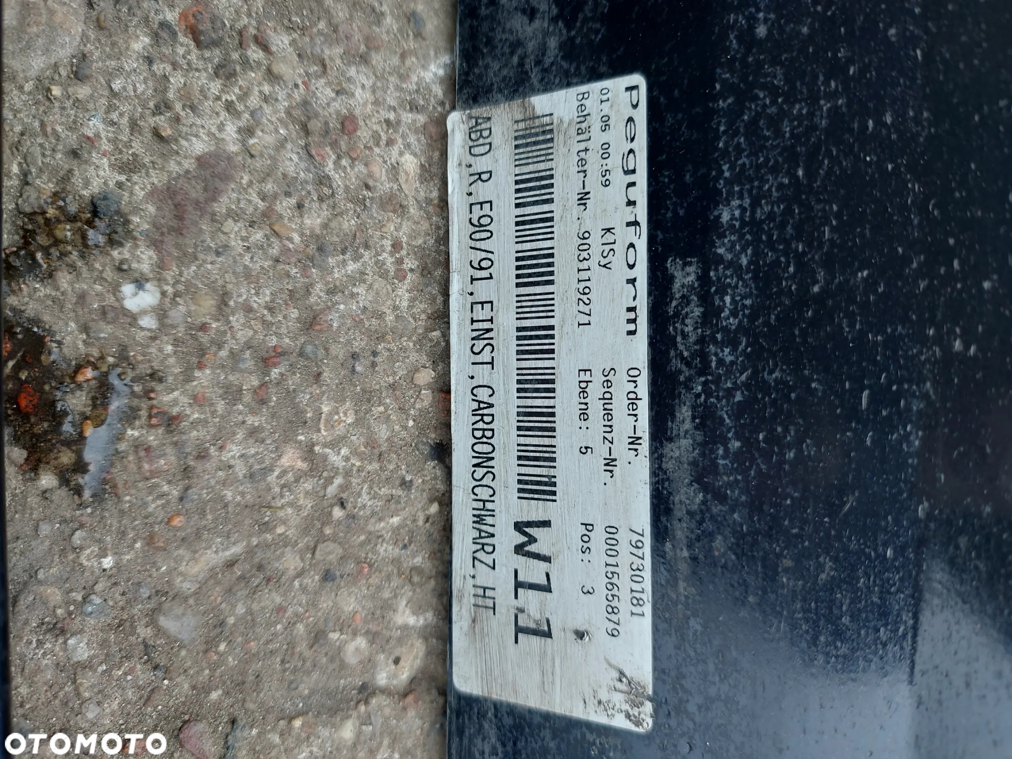 NAKŁADKA LISTWA PROGOWA PRAWA I LEWA BMW 3 E90/91  7062297 - 3