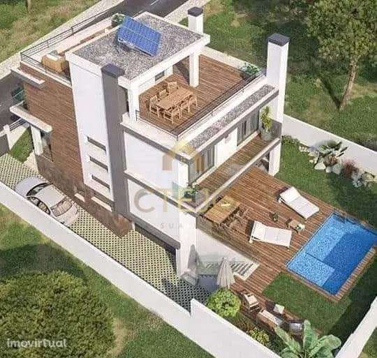 Moradia T4 com piscina em Vialonga - Grande imagem: 5/13