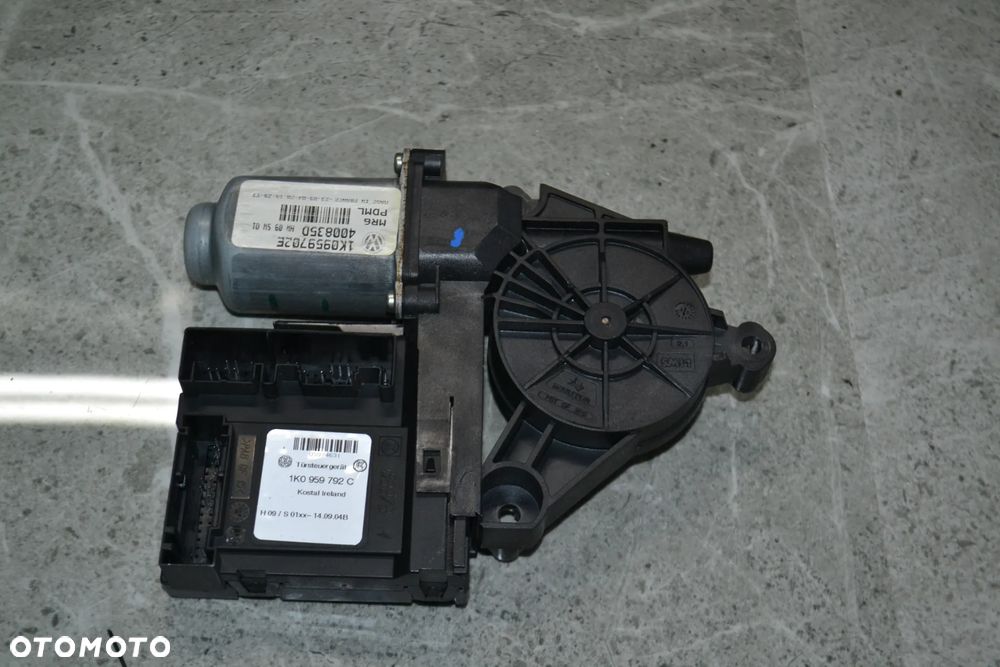 VW AUDI SEAT SKODA SILNICZEK SZYBY MODUŁ PRAWY 1K0959792C - 1
