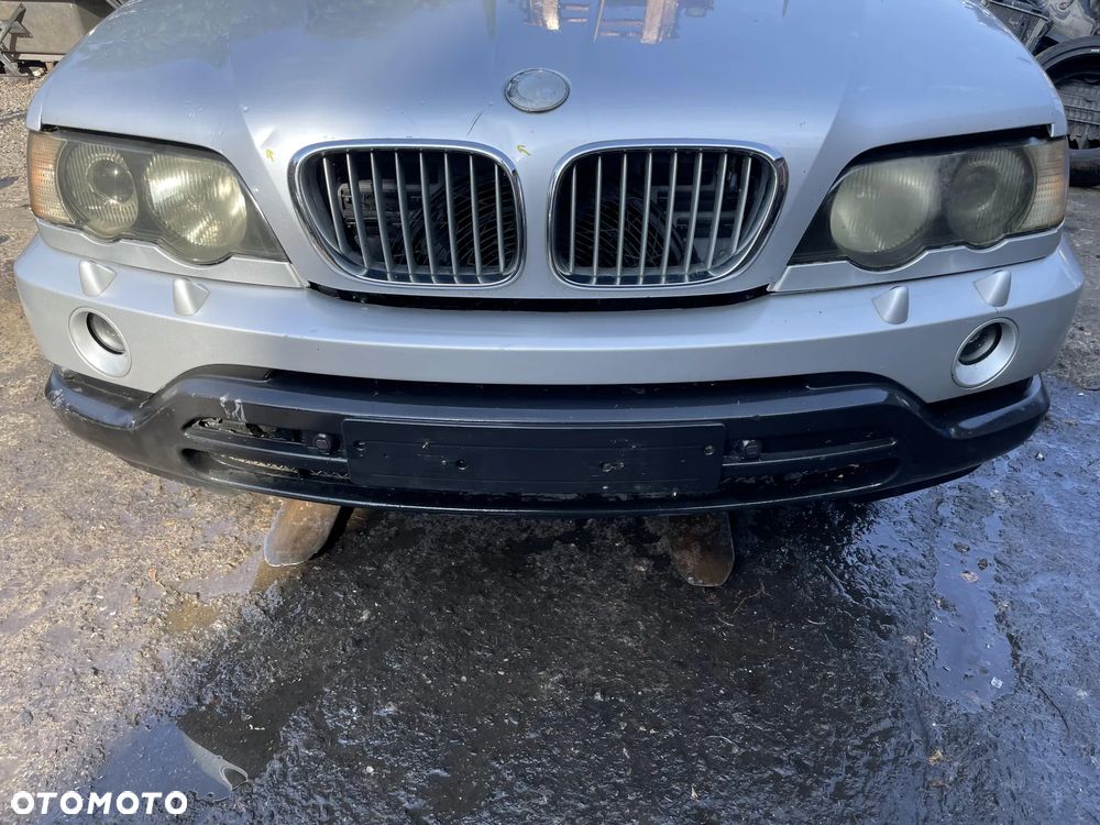 Przód kompletny  BMW X5 E53 3.0D 354/7 titansilber maska zderzak lampa błotnik chłodnice - 4